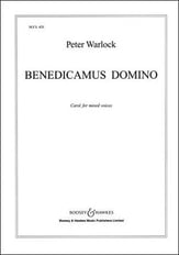 Benedicamus Domino SATB choral sheet music cover